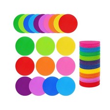 100Pcs Carpet Spots Markers 4 inch for Teaching Preschool Puzzle Educational