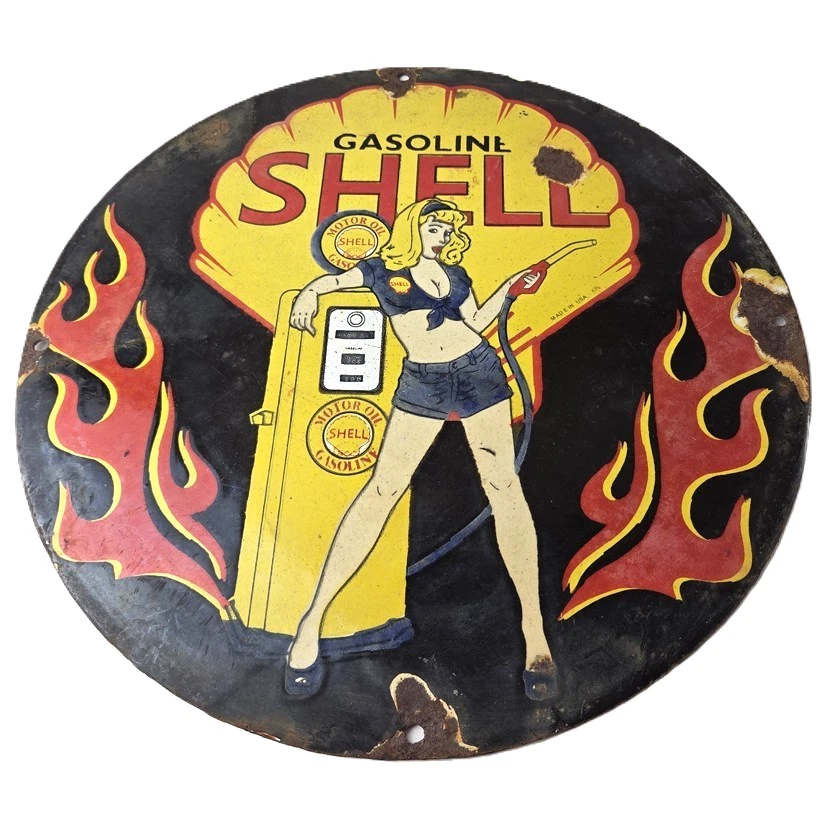 Vintage Shell Sign for sale | eBay