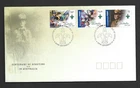 Australia 2008 Boy Scout set of 3 on FDC Official U/A