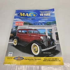 Mac's 1932-48 V8 Ford Parts & Accessories Catalog Late 2013 Antique Auto Offcial
