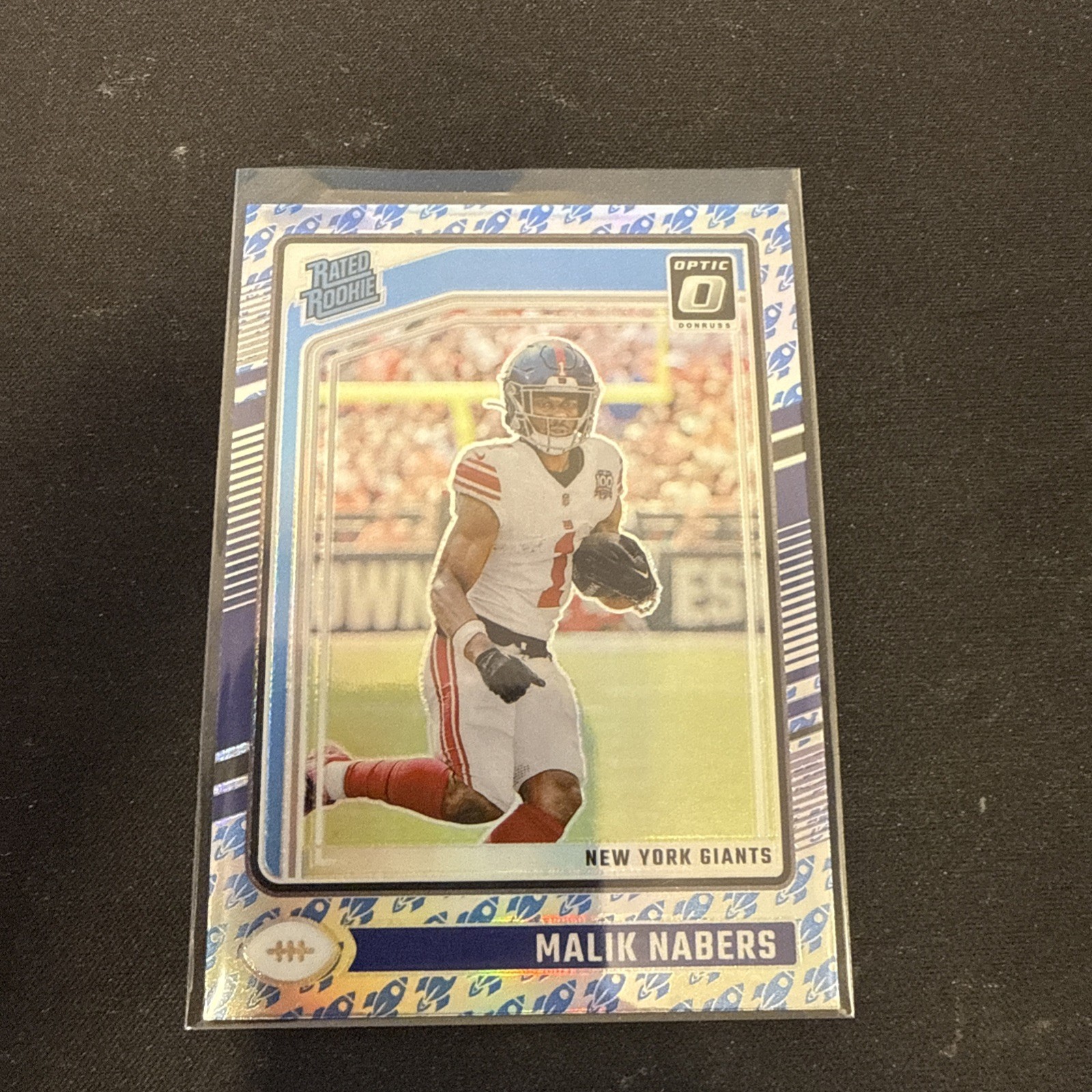 2024 Panini Donruss Optic - Rated Rookie Malik Nabers #271 Rocket Prizm (RC)