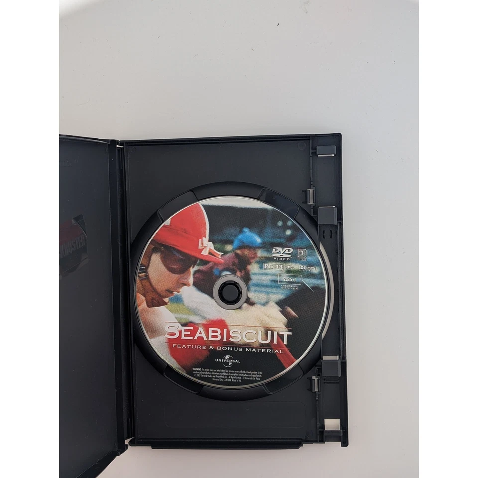 Seabiscuit DVD Movie Tobey Maguire Jeff Bridges Chris Cooper Widescreen - Image 3 of 4