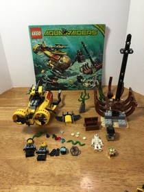 LEGO Aquazone: Aqua Raiders Lot of 3 Sets 7770, 7771 & 7776 READ