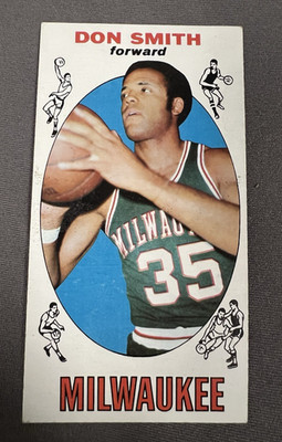 1969-70 Topps Basketball #52 Don Smith Milwaukee Bucks NBA card