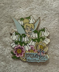 Disney Pin WDW Spring Surprise Series 2004 Tinkerbell Fairy LE1000 Flowers