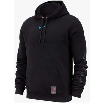Nike x PlayStation PG Paul George Crossover Black Fleece Hoodie Men's MEDIUM