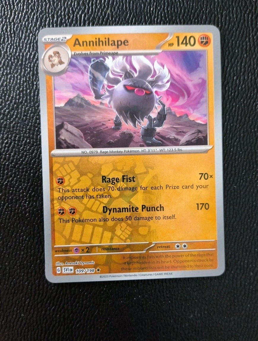 Annihilape Reverse Holo NM 047/091 Paldean Fates Pokemon Card