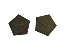 American Standard 66315-0070A  Brown Heritage; Pentagon Index Button Handle