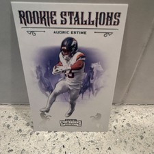 2024 Panini Contenders Rookie Stallions #22 Audric Estime Denver Broncos
