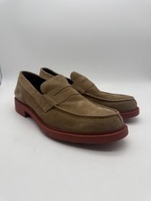 BRAND NEW To Boot New York Taupe Suede Penny Loafer Made In Italy Size 8 M