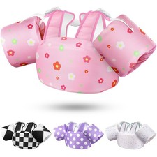 Vvinca Toddler Swim Vest for Kids 2866 lbs, Toddler Floaties Puddle Pool Floa...