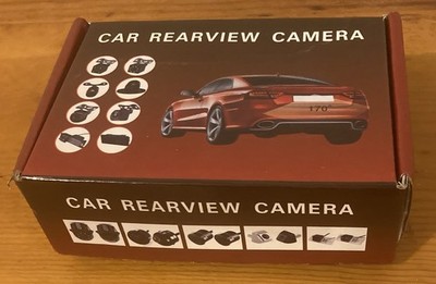 Car Rearview Camera HD CCD 120° Angle Backup Reverse with Instruction Manual