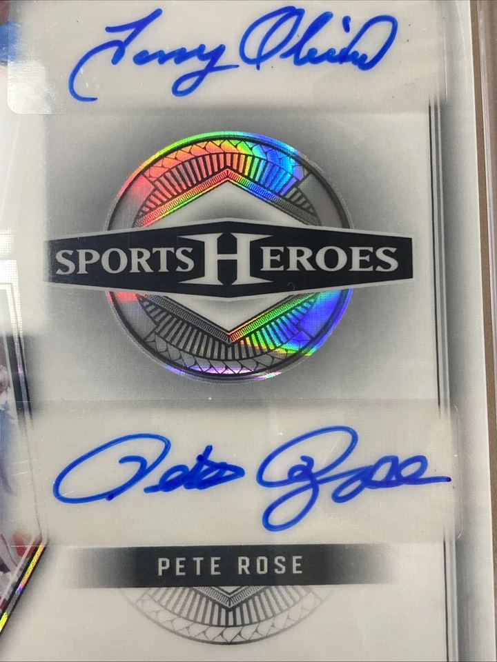 PETE ROSE Auto 1/1 Tony OLIVA Autograph 1 Of 1 Dual 2025 LEAF SPORTS HEROES - Image 2 of 4