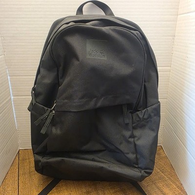 Jack Wolfskin Backpack Black SCHOOL PET DOG TRAVEL BAG ADULT KIDS BOYS GIRLS EX