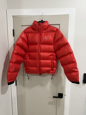 Nike x NOCTA Drake Sunset Red Puffer Jacket DO2783-657 Mens Size Extra Small