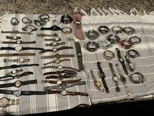 Mixed Lot Assorted Unisex Wristwatches and bands 50 Pcs Untested