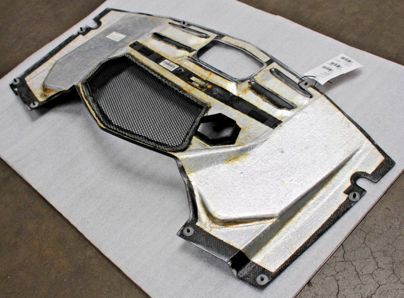 Lamborghini Aventador, Carbon Fiber Engine Bay Panel Cover, Used, P/N 470103786D