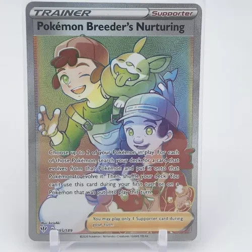 Pokemon Breeder's Nurturing (195/189) [Sword & Shield: Darkness Ablaze]