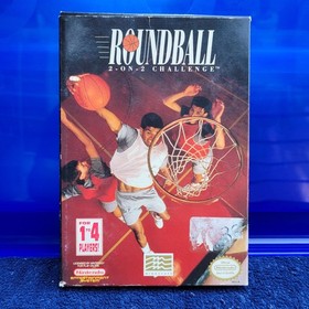 Roundball 2 on 2 Challenge NES Nintendo Box Game Sleeve