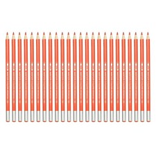 24Pcs Watercolor Pencil for Coloring, Drawing, Painting, Orange Red