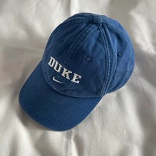 Nike Duke Team Cap Vintage Blue Signature Logo Unisex Official