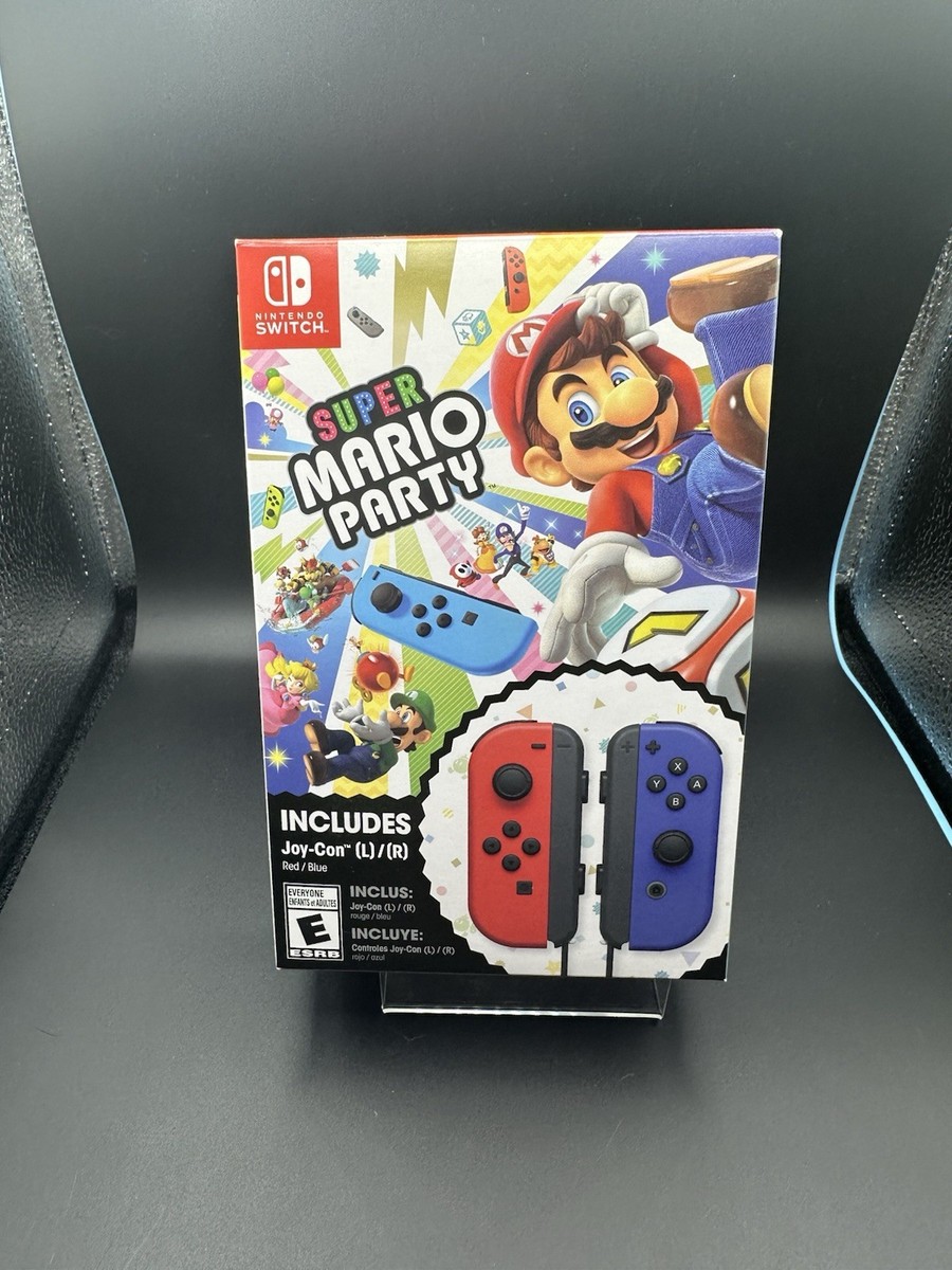 Super Mario Party Red Blue Joy-Con Bundle Nintendo Switch