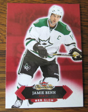 Jamie Benn 2016-17 Fleer Showcase #81 RED GLOW Insert hockey cards DALLAS STARS
