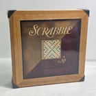 Vintage SCRABBLE Parker Bros Nostalgia Edition Wooden Box Board Game New Sealed!