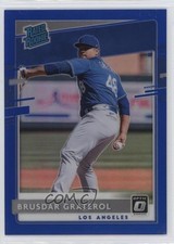 2020 Panini Donruss Optic Rated Rookies Blue Prizm 23/75 Brusdar Graterol 00w7