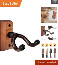 Adjustable Solid Wood Guitar Hanger - Stylish Wall Mount for All Guitars
