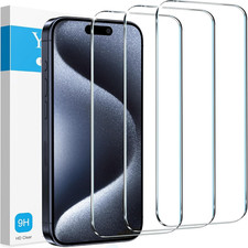 3 Pack for Iphone 16 /Iphone 15 Pro/Iphone 15 Screen Protector Tempered Glass...