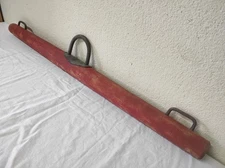 Ancienne Barre attelage en bois pour traction animal 91cm de long