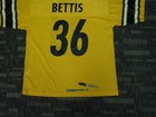 JEROME BETTIS BUS #36 PITTSBURGH STEELERS STARTER GOLD YELLOW NFL GAME JERSEY XL — photo 8