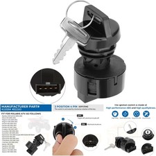 1 Pack Ignition Key Switch 2 Position 4 Pin Polaris Sportsman Scrambler Magnum