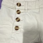 Altar'd State Women's Sailor Shorts 28 High Rise Button Front Pockets Beige — photo 5