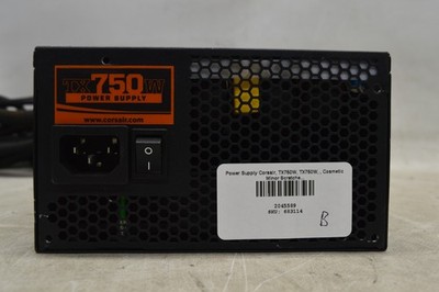 CMPSU-750TX Corsair 750-Watts 80 Plus ATX Power Supply