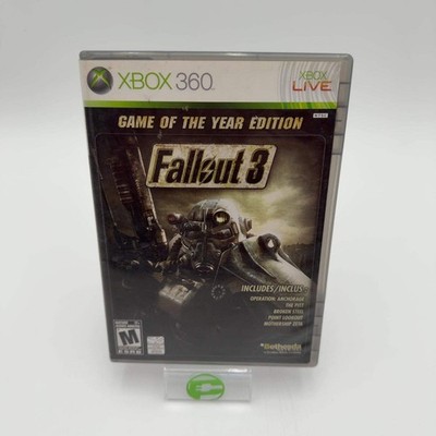 Fallout 3 [Game of the Year Edition] (Microsoft Xbox One, 2008)