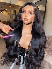 100 Human Hair HD 13x6 Body Wave 13x4 Lace Front Wigs 5x5 Closure Glueless