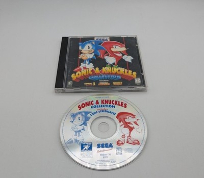 Sonic and & Knuckles Collection With Sonic Screensaver Sega PC CD-ROM