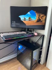 iBUYPOWER Gaming Pc with 32" Dell LED Curved Monitor - Used, in great condition