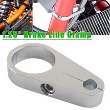 1.25" Motorcycle Handlebar Brake Clutch Cable Wire Clamp For Harley Bike Chrome