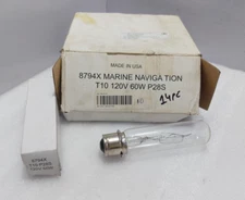 8794X T10 P28S 120V 60W Marine Bulb - Lot of 14PCs