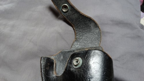 Bucheimer Gun Holster Leather Black BPM-28 - Picture 4 of 8