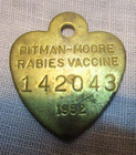 1952 Dog Tag Rabies Vaccine — photo 3