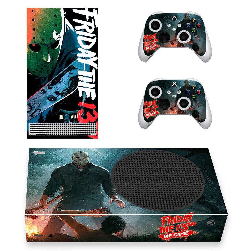 Xbox Series S Slim Console Sticker Skin Decals Horror Friday 13th Jason Voorhees