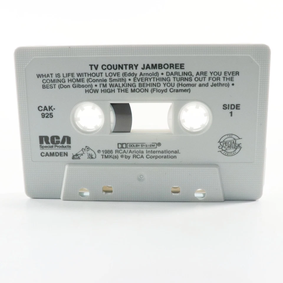 TV Country Jamboree (Cassette Tape, 1986, RCA Camden) CAK-925 Play Tested - Image 4 of 4