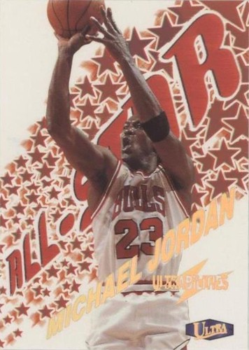 Michael Jordan 1997-1998 Fleer ultra Star Power Plus RARE 1 of 20+
