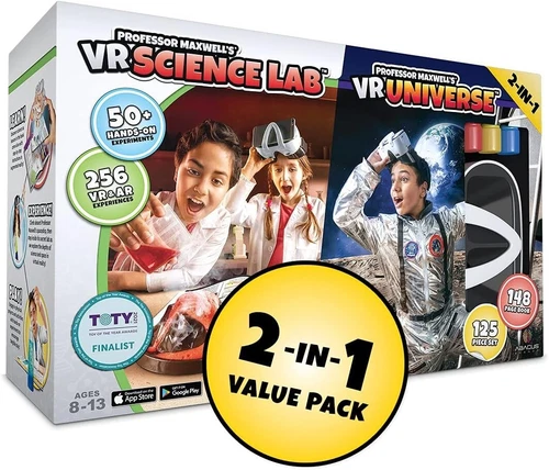 Professor Maxwell's---vr Science Lab & Vr Universe---virtual Reality 2 In 1