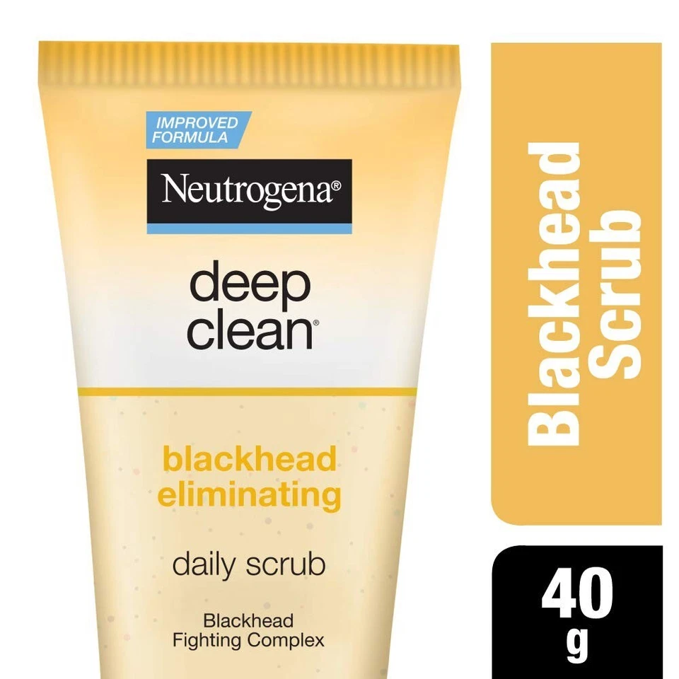 2x Neutrogena Deep Clean Blackhead Eliminiting Scrub, 40g Daily Scrub - Image 2 of 4