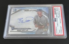 2020 Bobby Witt Royals 29/50 PSA 9 Bowman Chrome Prime Signatures #PCSBWJ